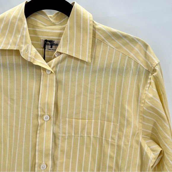 NWT Zadig & Voltaire Tais Raye Pop Shirt Button Blouse Top Striped Oversized XS - Picture 8 of 15